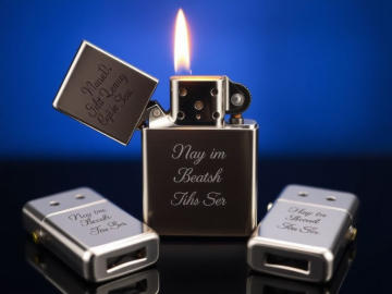 Гравійовані запальнички - найкраще рішення для персональних подарунків