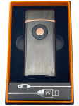 Запальничка USB 2 режими газ і два імпульси 789 Чорний глянець