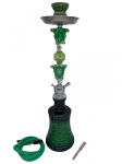 Кальян средний на 1 трубку 1024 (50 см) зеленый