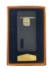 Зажигалка USB 2 импульса и газ 2 режима 29 черный мат 
