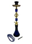 Кальян середній на 1 трубку золото 1020 (52 см) Синій