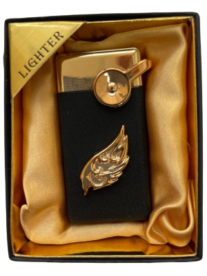 Зажигалка газовая Lighter 723 black wing