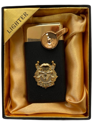 Зажигалка газовая Lighter 723 black devil