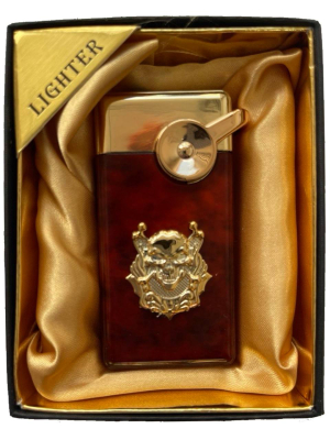 Зажигалка газовая Lighter 723 brown devil